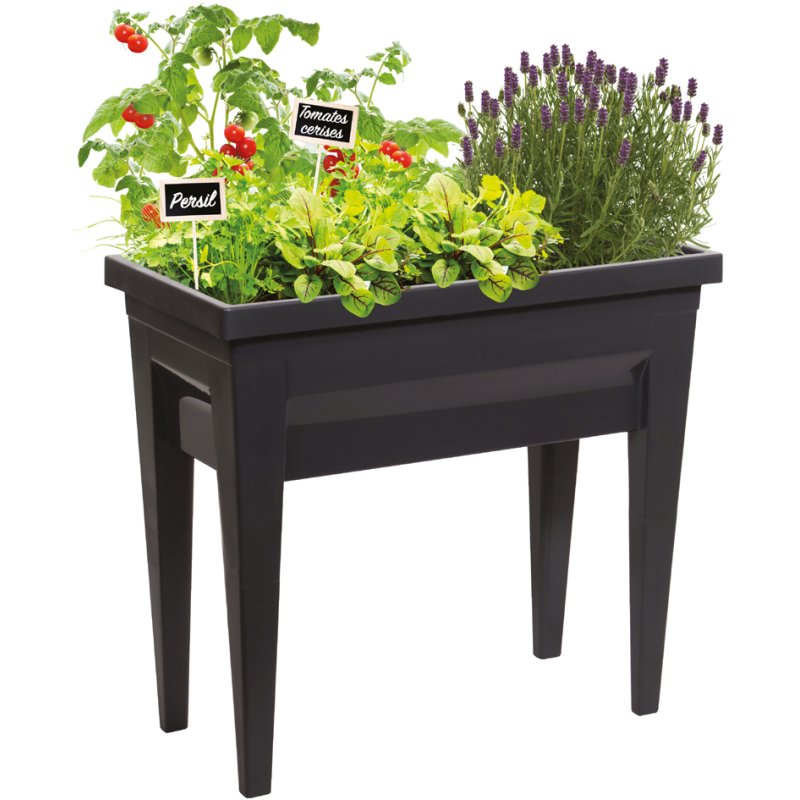 EDA hoogbed VEG&Table City, taupe, 760×385×680 mm, 57 liter